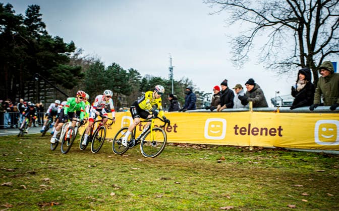 Cyclocross - Telenet Superprestige Heusden-Zolder Wout van Aert (BEL Team Visma Lease a Bike) in action during the Superprestige mange in Heusden-Zolder, finishing second Telenet Superprestige Heusden-Zolder Men Elite - Heusen-Zolder Belgium Photo: Stijn Bastens CC Heusden-Zolder Belgium  Copyright: xContentxCurationx StijnxBastensx xCCx