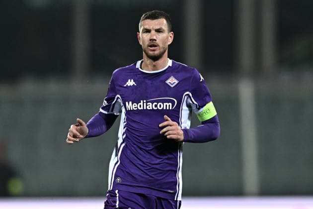 Mp Firenze 11 12 2025 - Conference League Fiorentina-Dinamo Kiev foto Matteo Papini Image nella foto: Edin Dzeko 