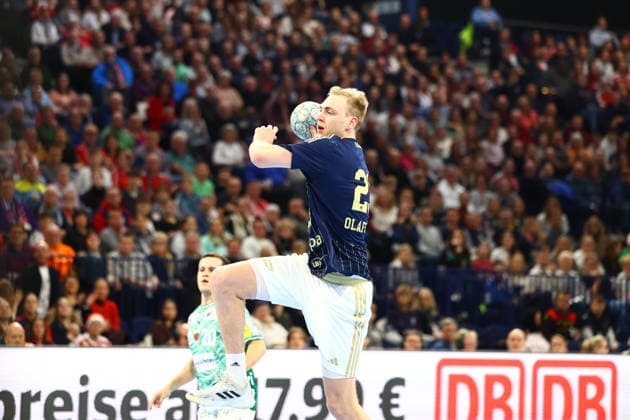 Handball I Herren I Saison 2025 2026 I Bundesliga I 24. Spieltag I HSV Hamburg - Füchse Berlin I 23.12.2025 Einar Thorsteinn Olafsson (23, HSV Hamburg) Hamburg Barclaycard Arena Hamburg Deutschland Copyright: xLobeca RalfxHomburgx