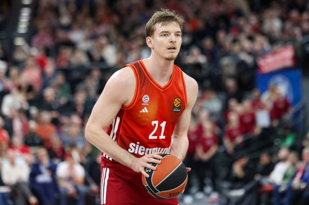 Justuz Hollatz (FC Bayern Basketball, 21), GER, FC Bayern Basketball vs. Hapoel Tel Aviv, Basketball, Euroleague, 18. Spieltag, Saison 2025 2026, 23.12.2025, GER, FC Bayern Basketball vs. Hapoel Tel Aviv, Basketball, Euroleague, 18. Spieltag, Saison 2025 2026, 23.12.2025 Muenchen Copyright: xEibner-Pressefoto JennixMaulx EP_JML