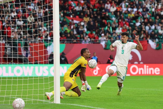 TotalEnergies CAF AFCON Morocco 2025 - Algeria- Sudan - Stade Princes Moulay El Hassan - Rabat Baghdad Bounjah (9) in Action during Totalenergies Africa Cup of Nations (CAN) 2025 match Group E between ,Algeria v Sudan at Stade Princes Moulay El Hassan ,Rabat,December 24, 2025 Copyright: xloulidiphotox
