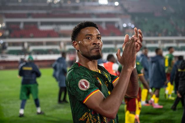 Samuel Junior Kotto during Africa Cup of Nations Morocco 2025 - Group F - CAMEROON vs GABON 24 12 2025 - AGADIR STADIUM By IMAGO Didier Lefa Studio AGADIR AGADIR Stadium Morocco