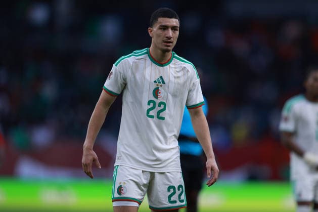 Morocco, Rabat - 24 December 2025 - Aissa Mandi of Algeria national team, Nationalteam waiste up during the Africa Cup of Nations 2025 match of group E between Algeria national team and Sudan national team at Stade Prince Moulay el Hassan in Rabat. AFCON 2025 - Algeria vs. Sudan Copyright: xSFSIx