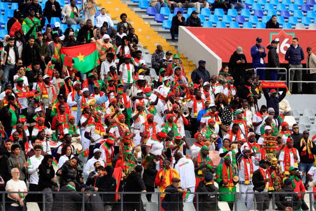 Fußball, Afrika Cup, Burkina Faso - Äquatorialguinea CASABLANCA, MOROCCO - DECEMBER 24: Fans during the Africa Cup of Nations (AFCON) match between Burkinafaso and Equitorial Guinea on December 24th, 2025 at Mohammed V Stadium, Morocco. Photo by Vincent Kamto Copyright: xVincentxKAMTOx
