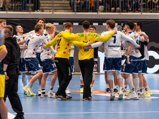 Sieg für den 1. VfL Potsdam VfL Eintracht Hagen vs. 1. VfL Potsdam, Handball, 2. Bundesliga, 17. Spieltag, Saison 2025 2026, 26.12.2025 VfL Eintracht Hagen vs. 1. VfL Potsdam, Handball, 2. Bundesliga, 17. Spieltag, Saison 2025 2026, 26.12.2025 Hagen Copyright: xEibner-Pressefoto DamianxKruczynx EP_DKI