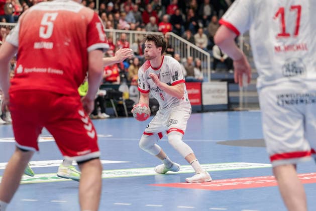 26.12.2025, Handball, Saison 2025 2026, 2. Handball Bundesliga, 17. Spieltag, TuSEM Essen - TuS Ferndorf, Julius Fanger (TuS Ferndorf), Essen Am Hallo NRW Deutschland xRHR-FOTO DEx Copyright: DennisxEwert RHR-FOTOx RHR-FOTO DE