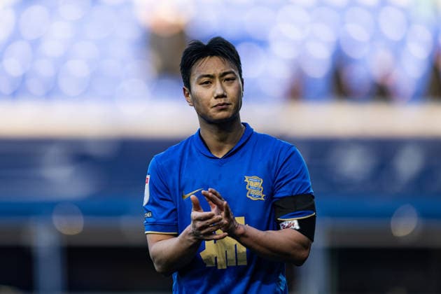 26th December 2025; St Andrews, Birmingham, West Midlands, England; EFL Championship Football, Birmingham City versus Derby County; Paik Seung-ho of Birmingham City applauds the home fans after the final whistle  GodfreyxPitt Content restricted for UK based newspaper