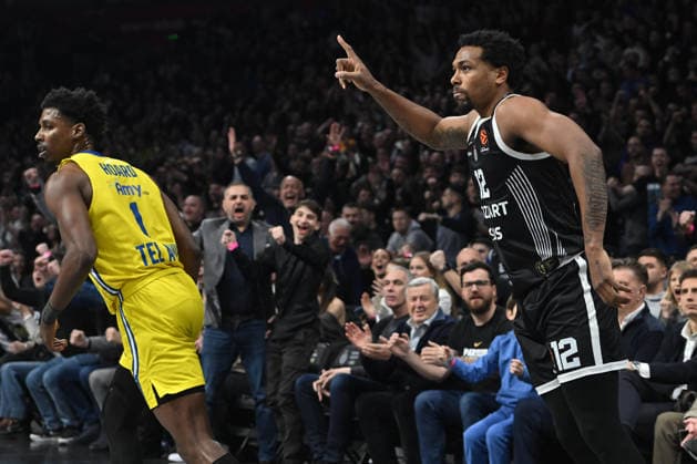 PARTIZAN vs MACCABI TEL AVIV STERLING BROWN Sterling Braun basketball Partizan vs Maccabi Tel Aviv Euroleague, Beogradska arena, Belgrade 26.12.2025 Foto: BASKETBALL, EUROLEAGUE, PARTIZAN, MACCABI TEL AVIV Belgrade Belgrade arena Serbia Copyright: xMarkoxMetlas xMNxPressx