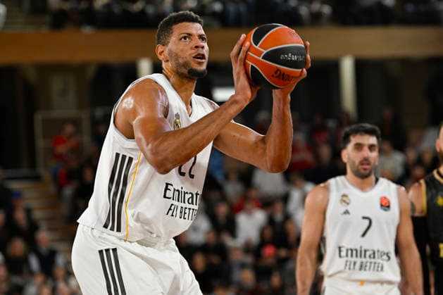 BASKET-BALL : AS Monaco VS Real Madrid Basketball - Turkish Airlines EuroLeague - 26 12 2025 Walter Tavares (Real Madrid) - Turkish Airlines EuroLeague match between AS Monaco and Real Madrid Basketball on December 26, 2025 at the Louis II Stadium in Monaco. MonacoMonaco  Copyright: xWilliamxCannarellax