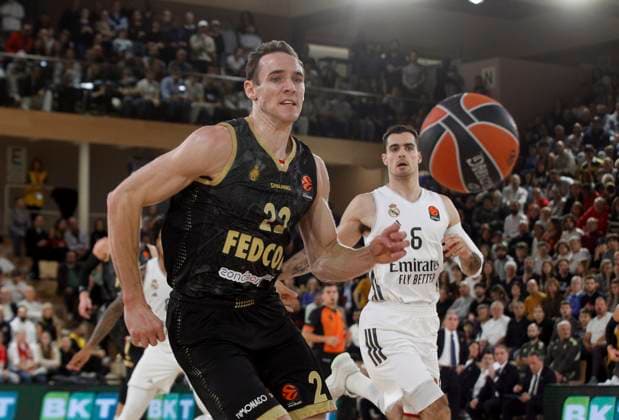 BASKET MONACO - REAL MADRID PHOTOPQR NICE MATIN Jean François Ottonello ; Monaco ; 26 12 2025 ; AS MONACO vs REAL MADRID - 18e journee Euroligue de Basket 25 26 - 22 Terry Tarpey Monaco France  Copyright: xPHOTOPQR NICExMATIN MAXPPPxJeanxFrançoisxOttonellox 20251226NIM8508 20251226NIM8508
