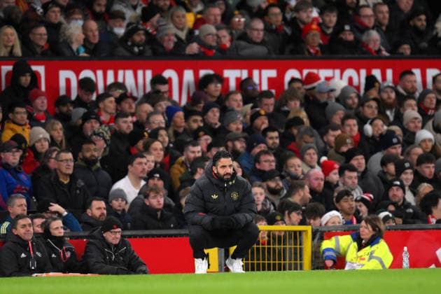 Manchester United, ManU v Newcastle United, Premier League Manchester United manager Ruben Amorim during the Manchester United v Newcastle United English Premier League match at Old Trafford, Manchester, England on 26 December 2025 Credit: Gary Oakley Every Second Media Editorial use only. All images are copyright Every Second Media Limited. No images may be reproduced without prior permission. All rights reserved. Premier League and Football League images are subject to licensing agreements with Football DataCo Limited. see https: www.football-dataco.com Copyright: xIMAGO EveryxSecondxMediax ESM-1723-0027 GaryxOakleyx xEveryxSecondxMediax