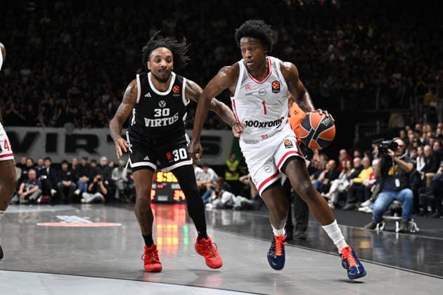 Frank Ntilikina Virtus Bologna - Olympiacos Piraeus Euroleague 2025 26 Round 18 Bologna, 26 12 2025 Foto E. Coppola Ciamillo-Castoria Bologna  Copyright: xEgiziaxCoppolax
