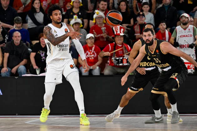 BASKET-BALL : AS Monaco VS Real Madrid Basketball - Turkish Airlines EuroLeague - 26 12 2025 Chuma Okeke (Real Madrid) - Turkish Airlines EuroLeague match between AS Monaco and Real Madrid Basketball on December 26, 2025 at the Louis II Stadium in Monaco. MonacoMonaco  Copyright: xWilliamxCannarellax