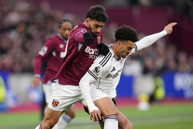 Premier League West Ham United v Fulham during the Premier League match West Ham United vs Fulham at London Stadium, London, United Kingdom, 27th December 2025 (Photo by Harvey Murphy News Images) Copyright: xHarveyxMurphy NewsxImagesx