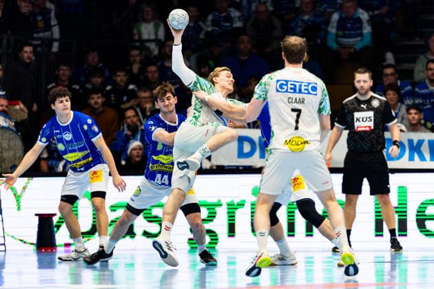 27.12.2025, GER, Handball, Maenner, Saison 25 26, Daikin 1.Bl, 19.Spieltag, ThSV Eisenach - SC Magdeburg Gisli Thorheir Kristjansson (SC Magdeburg) 99817 Eisenach Werner-Assmann-Halle Am Sportp Thueringen Deutschland