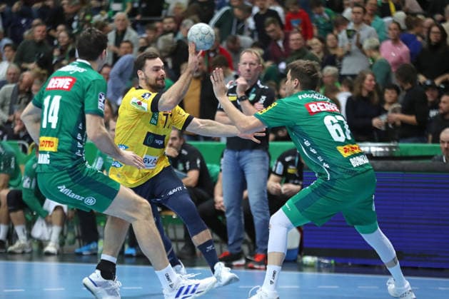 Handball DAIKIN HBL, SC DHfK Leipzig - Rhein-Neckar Löwen; 27.12.2025 Dani Baijens (77, Rhein-Neckar Löwen). Handball, DAIKIN HBL, 1. Bundesliga, Saison 2025 2026, 19. Spieltag: SC DHfK Leipzig vs. Rhein-Neckar Löwen am 27.12.2025 in der Quarterback Immobilien Arena Leipzig. Copyright: xBEAUTIFULxSPORTS JanxKaeferx