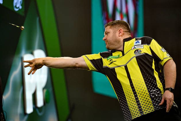 Sport Themen der Woche KW52 27 12 2025. 2025 26 World Darts Championship James Hurrell at the oche during the 3rd round of the 2025 26 Paddy Power World Darts Championships at Alexandra Palace, London, United Kingdom on 27 December 2025. Editorial use only , Copyright: xWaynexTuckwellx PSI-23382-0436