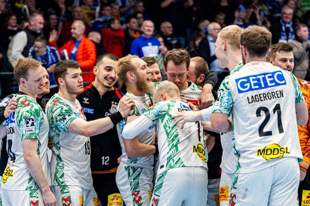 27.12.2025, GER, Handball, Maenner, Saison 25 26, Daikin 1.Bl, 19.Spieltag, ThSV Eisenach - SC Magdeburg der SC Magdeburg gewinnt sein Auswärtsspiel in Eisenach, mit im Bild Matthias Musche (SC Magdeburg) 99817 Eisenach Werner-Assmann-Halle Am Sportp Thueringen Deutschland