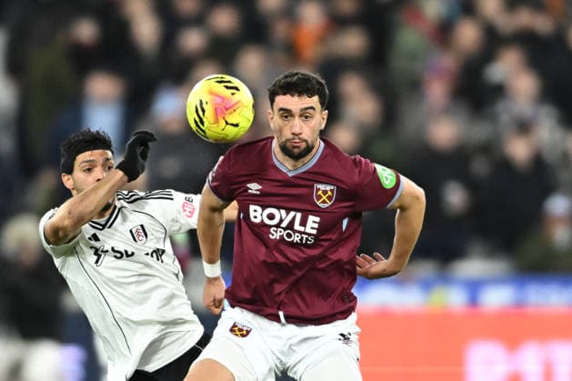 West Ham United v Fulham, Premier League West Ham United defender Maximilian Kilman (3) during the Premier League match between West Ham United and Fulham at the London Stadium, London, UK on 27 December 2025. London London Stadium UK Editorial use only DataCo restrictions apply See www.football-dataco.com , Copyright: xPaulxBockingx PSI-23477-0233