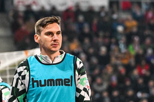 GER, 1. FBL, FC Augsburg vs SV Werder Bremen 20.12.2025, WWK-Arena, Augsburg, GER, 1. FBL, FC Augsburg vs SV Werder Bremen, im Bild Maximilian Wöber Woeber (Werder Bremen, 39) *** GER, 1 FBL, FC Augsburg vs SV Werder Bremen 20 12 2025, WWK Arena, Augsburg, GER, 1 FBL, FC Augsburg vs SV Werder Bremen, in the picture Maximilian Wöber Woeber Werder Bremen, 39 nordphotoxGmbHx xHafner nph00200