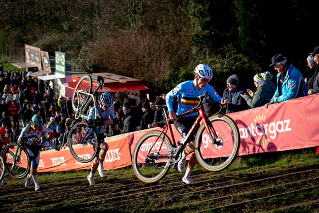 Yordi Corsus during the UCI Cyclo-cross World Cup 2025 men u23 in DENDERMONDE, Belgium on 28 december 2025, (photo by Marcel van Dorst EYE4images DeFodi Images) -