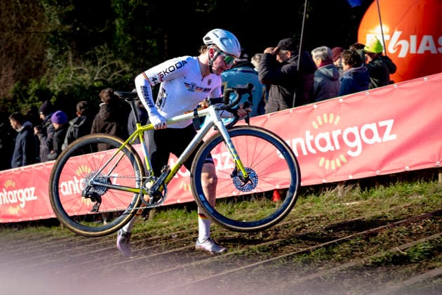 Lukas Kober during the UCI Cyclo-cross World Cup 2025 men u23 in DENDERMONDE, Belgium on 28 december 2025, (photo by Marcel van Dorst EYE4images DeFodi Images) -