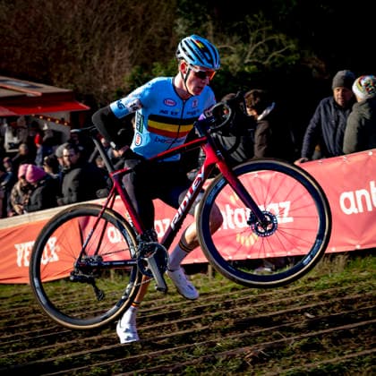 during the UCI Cyclo-cross World Cup 2025 in DENDERMONDE, Belgium on 28 december 2025, (photo by Marcel van Dorst EYE4images)
