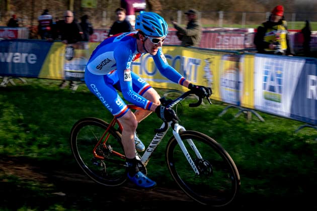 Maximillian Kerl during the UCI Cyclo-cross World Cup 2025 men u23 in DENDERMONDE, Belgium on 28 december 2025, (photo by Marcel van Dorst EYE4images DeFodi Images) -