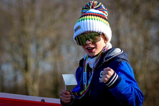 Supporter of Cycle-cross during the UCI Cyclo-cross World Cup 2025 men u23 in DENDERMONDE, Belgium on 28 december 2025, (photo by Marcel van Dorst EYE4images DeFodi Images) -
