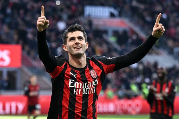 Db Milano 28 12 2025 - campionato di calcio serie A Milan-Hellas Verona foto Daniele Buffa Image nella foto: esultanza gol Christian Pulisic 
