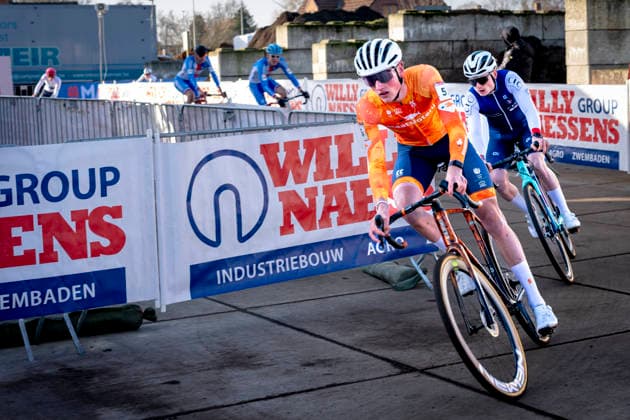 Keije Solen during the UCI Cyclo-cross World Cup 2025 men u23 in DENDERMONDE, Belgium on 28 december 2025, (photo by Marcel van Dorst EYE4images DeFodi Images) -
