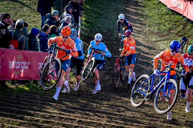 Floris Haverdings during the UCI Cyclo-cross World Cup 2025 men u23 in DENDERMONDE, Belgium on 28 december 2025, (photo by Marcel van Dorst EYE4images DeFodi Images) -