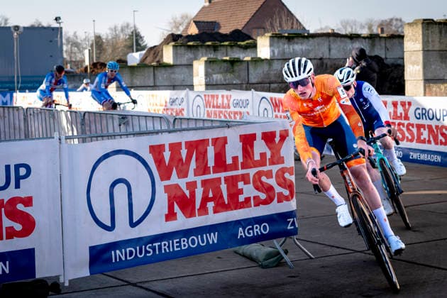 Keije Solen during the UCI Cyclo-cross World Cup 2025 men u23 in DENDERMONDE, Belgium on 28 december 2025, (photo by Marcel van Dorst EYE4images DeFodi Images) -
