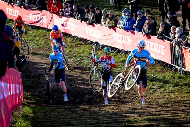 Yordi Corsus during the UCI Cyclo-cross World Cup 2025 men u23 in DENDERMONDE, Belgium on 28 december 2025, (photo by Marcel van Dorst EYE4images DeFodi Images) -