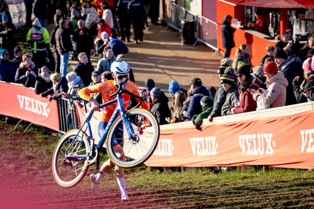 Senna Remijn during the UCI Cyclo-cross World Cup 2025 men u23 in DENDERMONDE, Belgium on 28 december 2025, (photo by Marcel van Dorst EYE4images DeFodi Images) -