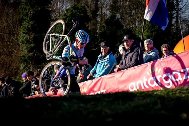 Arthur van den Boer during the UCI Cyclo-cross World Cup 2025 men u23 in DENDERMONDE, Belgium on 28 december 2025, (photo by Marcel van Dorst EYE4images DeFodi Images) -