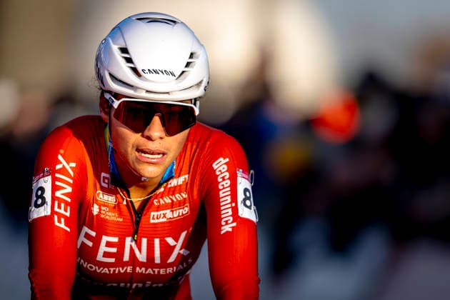 Ceylin del Carmen Alvarado FENIX-DECEUNINCK during the UCI Cyclo-cross World Cup 2025 Woman in DENDERMONDE, Belgium on 28 december 2025, (photo by Marcel van Dorst EYE4images DeFodi Images) -