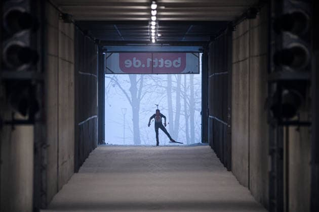 Sport Themen der Woche KW52 GELSENKIRCHEN, GERMANY - 28 DECEMBER, 2025: - Biathlon World Team Challenge 2025 Auf Schalke at Veltins Arena.  Copyright: xVitaliixKliuievx