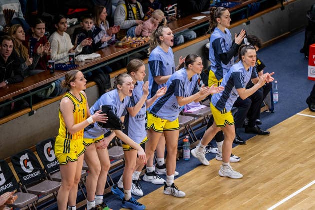 Basketball Berlin 28.12.2025 Saison 2025 2026 DBBL 1. Bundesliga Alba Berlin - BC Pharmaserv Marburg Jubel Alba