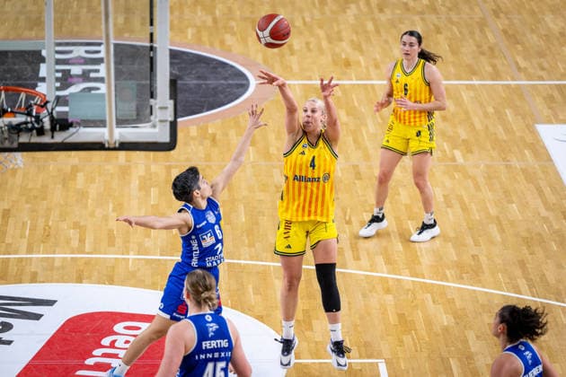 Basketball Berlin 28.12.2025 Saison 2025 2026 DBBL 1. Bundesliga Alba Berlin - BC Pharmaserv Marburg Marie Bertholdt (Alba, No.04)