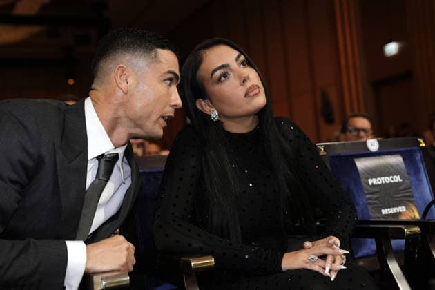 Cristiano Ronaldo and Georgina Rodriguez during the Globe Soccer Awards 2025- 16h edition. in Dubai, UAE - Soccer - December 28, 2025  Copyright: xFabioxFerrari LaPressex
