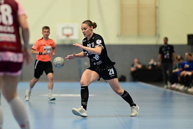 Handball I Frauen I Saison 2025-2026 I 2. HBF I 11. Spieltag I HL Buchholz 08-Rosengarten - HC Leipzig I 28.12.2025 Lara Tauchmann (28, HC Leipzig) Hamburg CU Arena, CU-Arena Niedersachsen Deutschland Copyright: xLobeca FelixxSchlikisx