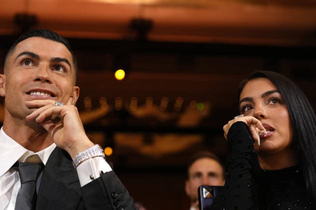 Cristiano Ronaldo and Georgina Rodriguez during the Globe Soccer Awards 2025- 16h edition. in Dubai, UAE - Soccer - December 28, 2025  Copyright: xFabioxFerrari LaPressex