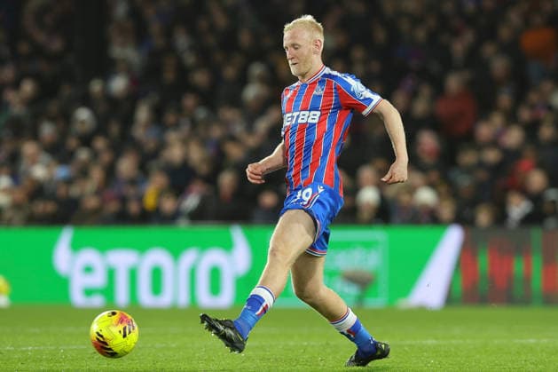 28th December 2025; Selhurst Park, Selhurst, London, England; Premier League Football, Crystal Palace versus Tottenham Hotspur; Will Hughes of Crystal Palace on the ball  IanxStephen