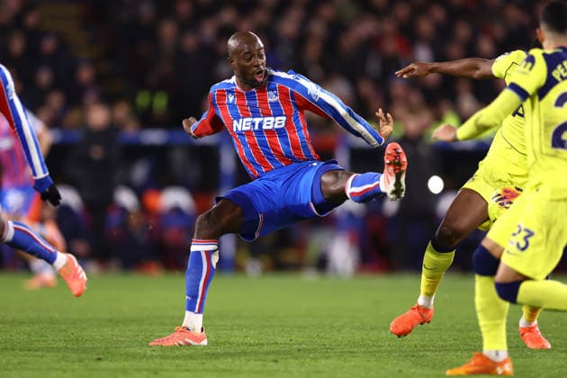 Crystal Palace v Tottenham Hotspur 28 December 2025, London - Premier League Football - Crystal Palace v Tottenham Hotspur - Jean-Philippe Mateta of Crystal Palace - Photo: Jacques Feeney Offside. London UK Copyright: xJacquesxFeeneyx xOffsidexOffside