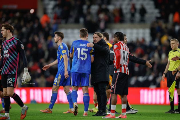 Sunderland v Leeds United, Premier League Daniel Farke manager of Leeds United at full time 1-1 during the Premier League match between Sunderland and Leeds United at the Stadium Of Light, Sunderland, UK on 28 December 2025. Sunderland Stadium Of Light Tyne and Wear UK Editorial use only DataCo restrictions apply See www.football-dataco.com , Copyright: xCraigxCowanx PSI-23476-0146