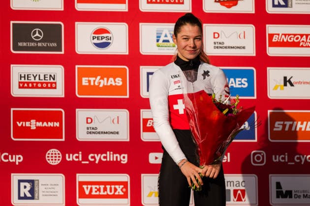 Cyclo-cross, UCI World Cup Dendermonde - Juniorinnen, 28.12.2025 HUBER Shana (SUI) Dendermonde Belgien Copyright: xMarcelxHilgerx