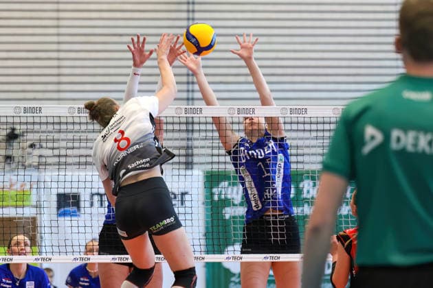 1. Volleyball-Bundesliga Frauen, Saison 2025-2026, 11.Spieltag, Binder Blaubären TSV Flacht vs. Dresdner SC, Flacht, 28.12.2025 1. Volleyball-Bundesliga Frauen, Saison 2025-2026, 11.Spieltag, Binder Blaubären TSV Flacht vs. Dresdner SC, Flacht, 28.12.2025