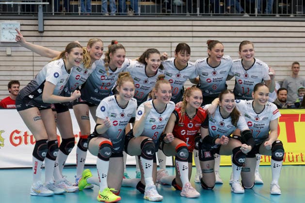 1. Volleyball-Bundesliga Frauen, Saison 2025-2026, 11.Spieltag, Binder Blaubären TSV Flacht vs. Dresdner SC, Flacht, 28.12.2025 1. Volleyball-Bundesliga Frauen, Saison 2025-2026, 11.Spieltag, Binder Blaubären TSV Flacht vs. Dresdner SC, Flacht, 28.12.2025