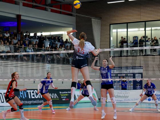 1. Volleyball-Bundesliga Frauen, Saison 2025-2026, 11.Spieltag, Binder Blaubären TSV Flacht vs. Dresdner SC, Flacht, 28.12.2025 1. Volleyball-Bundesliga Frauen, Saison 2025-2026, 11.Spieltag, Binder Blaubären TSV Flacht vs. Dresdner SC, Flacht, 28.12.2025